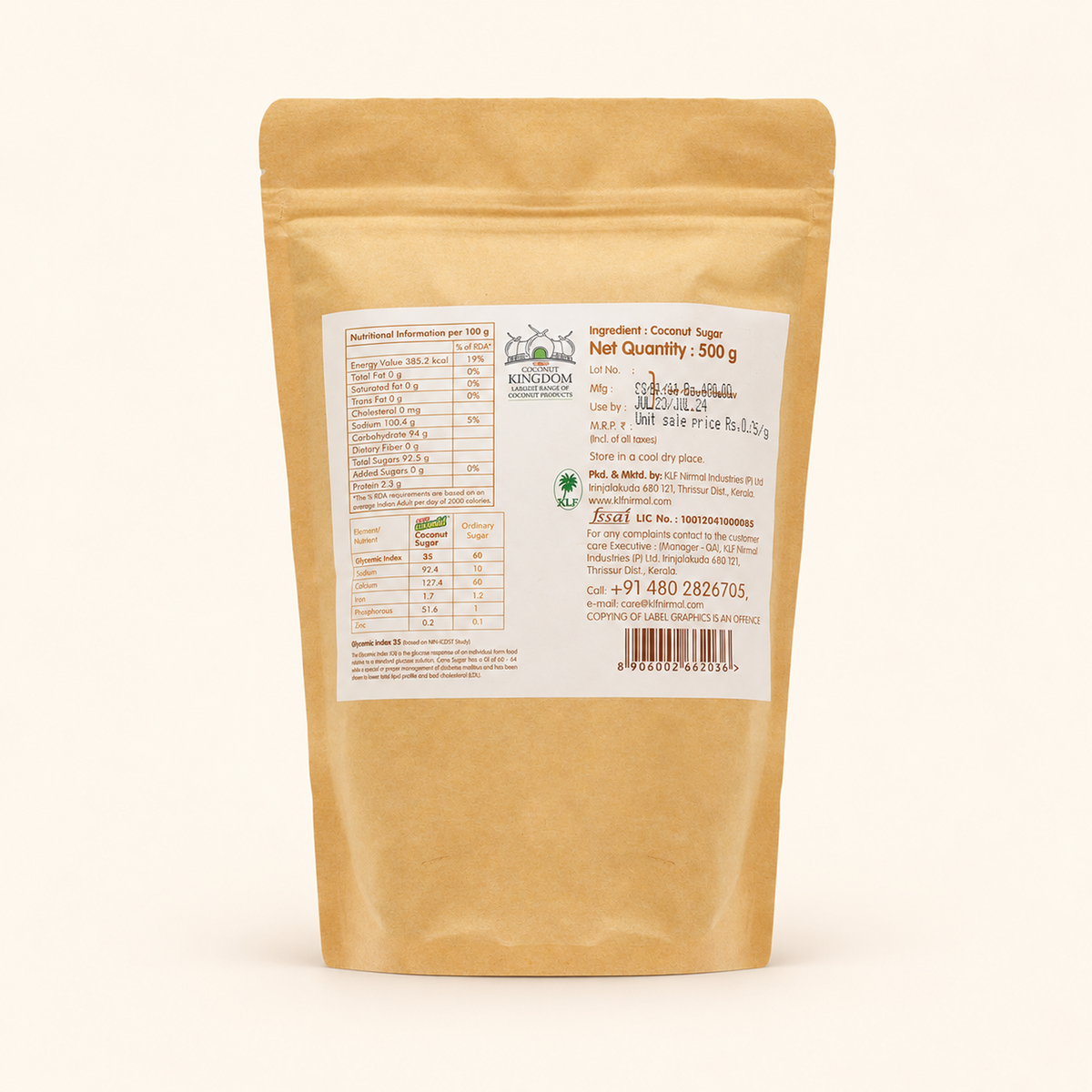 KLF Coconad Coconut Palm Sugar | Natural Alternative to Refined Sugar