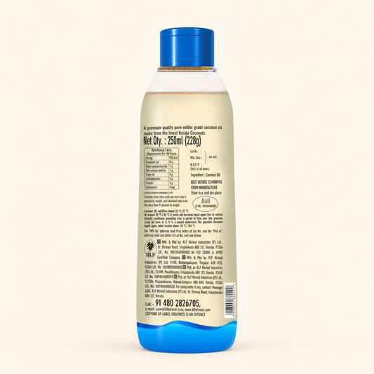 KLF Nirmal Coconut Oil Clear Bottle