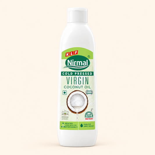 KLF Nirmal Virgin Coconut Oil (Cold Pressed) White Bottle