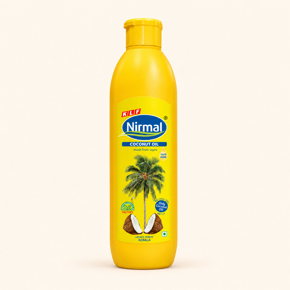 KLF Nirmal Pure Coconut Oil Bottle