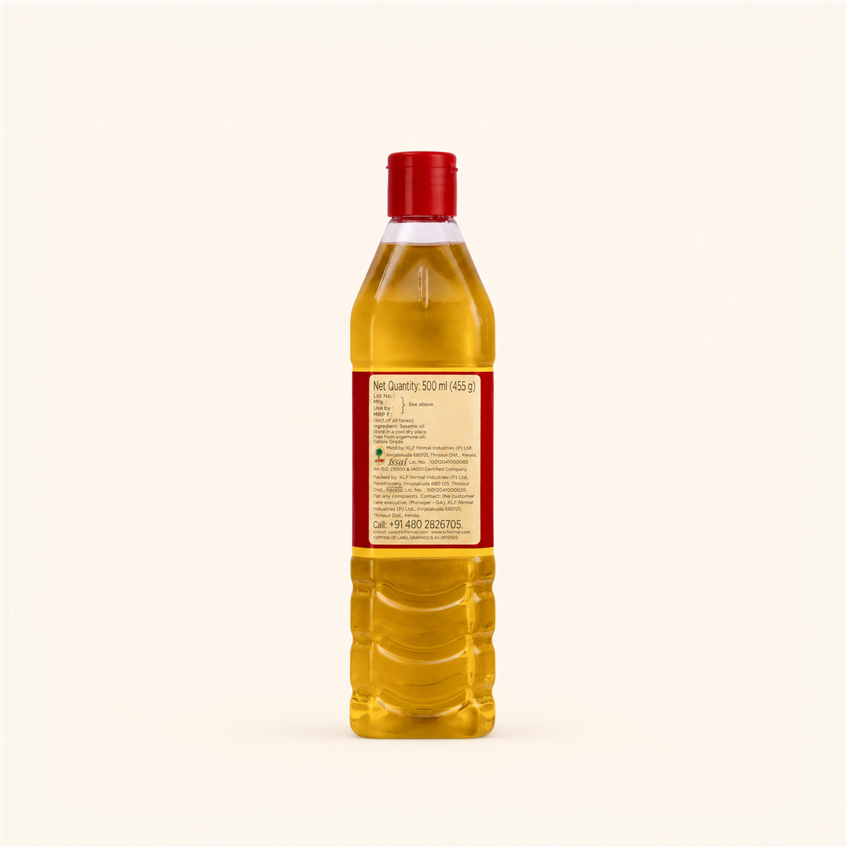 KLF Tilnad (Gingelly) Sesame Oil Bottle