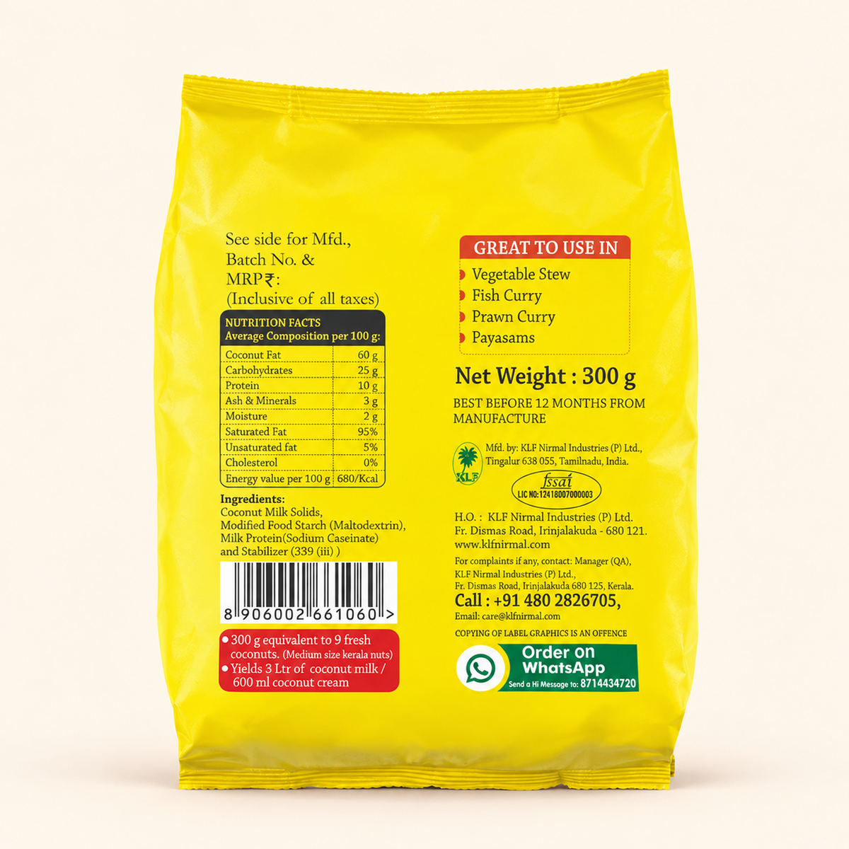 KLF Coconad Coconut Milk Powder