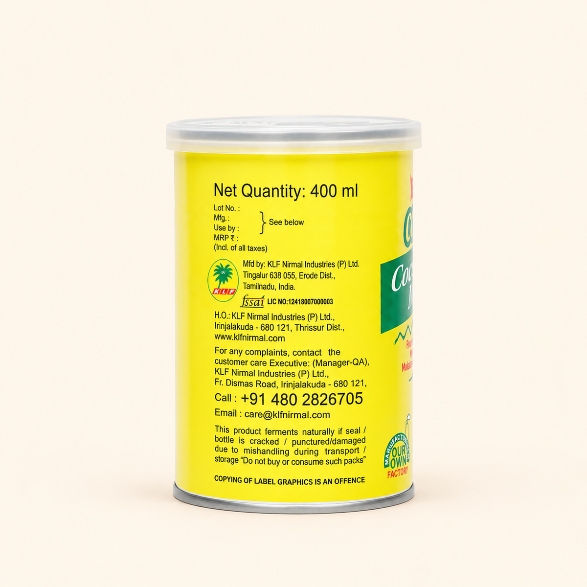 KLF Coconad Coconut Milk (17% coconut fat)