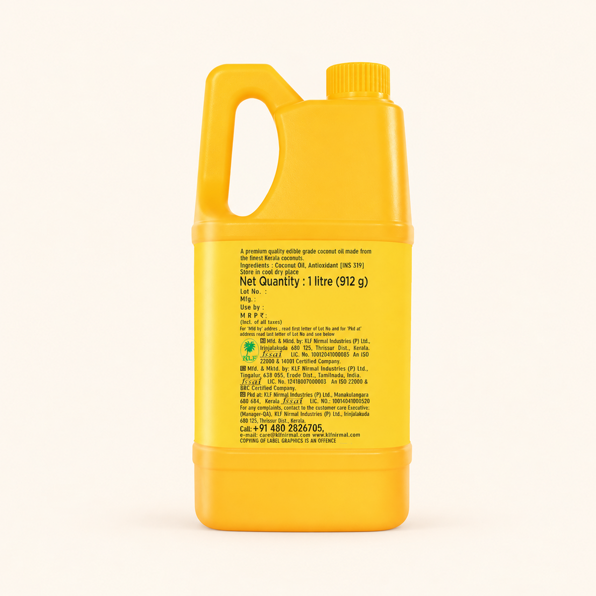 KLF Nirmal Pure Coconut Oil Jar