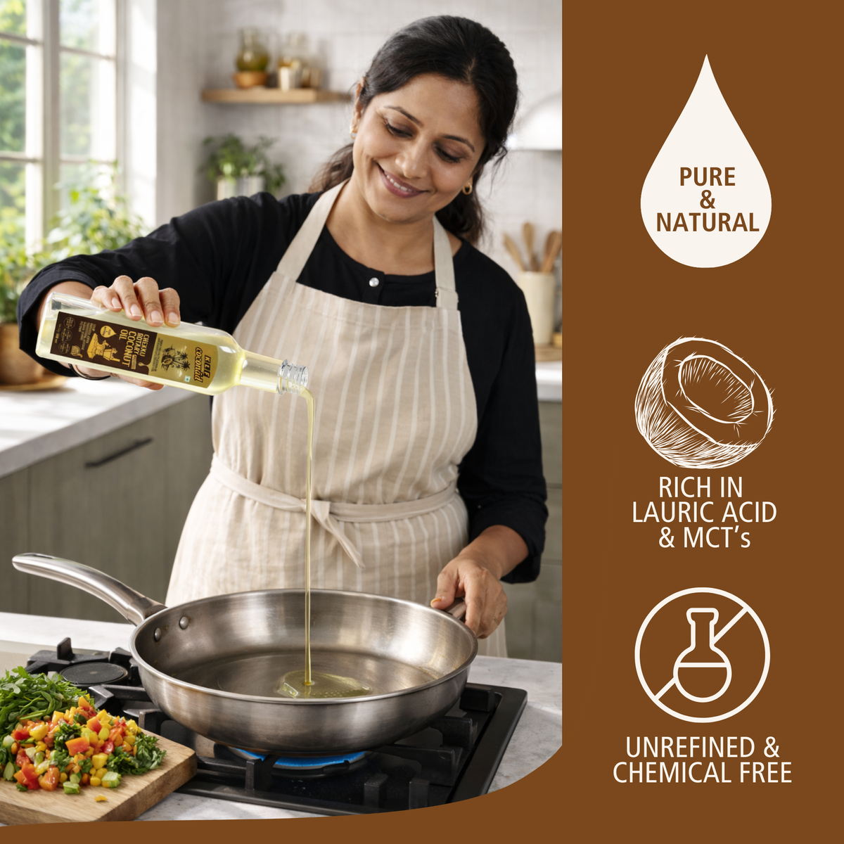 KLF Coconad Chekku Rotary Pressed Coconut Oil