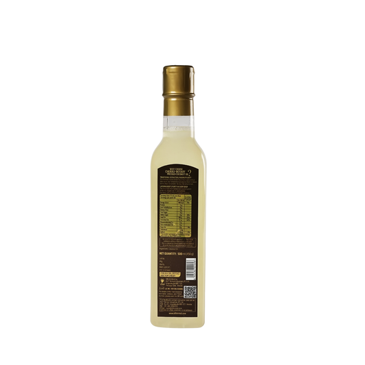 KLF Coconad Chekku Rotary Pressed Coconut Oil — back of the product pack
