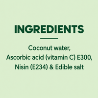 KLF Coconad Coconut Water — ingredients information