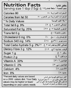 KLF Coconad Instant Coconut Red Chilli Chutney — nutrition information