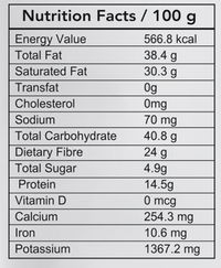 KLF Coconad Sambar Powder (Roasted Coconut Mixed) — nutrition information
