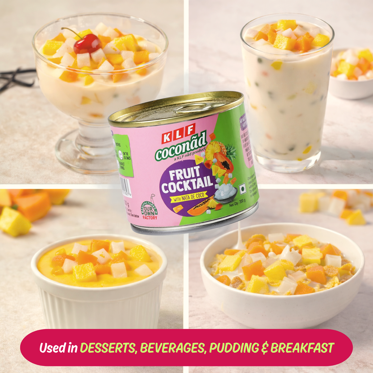 KLF Coconad Fruit Cocktail with Nata de Coco — usage and serving ideas