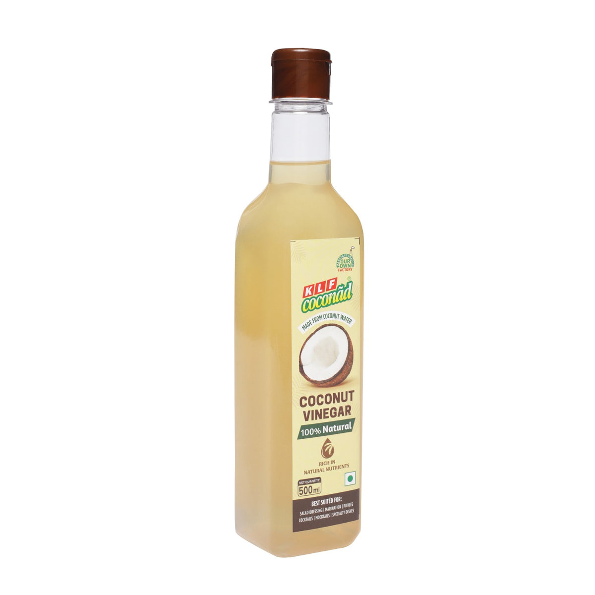 KLF Coconad Coconut Vinegar — side of the product pack