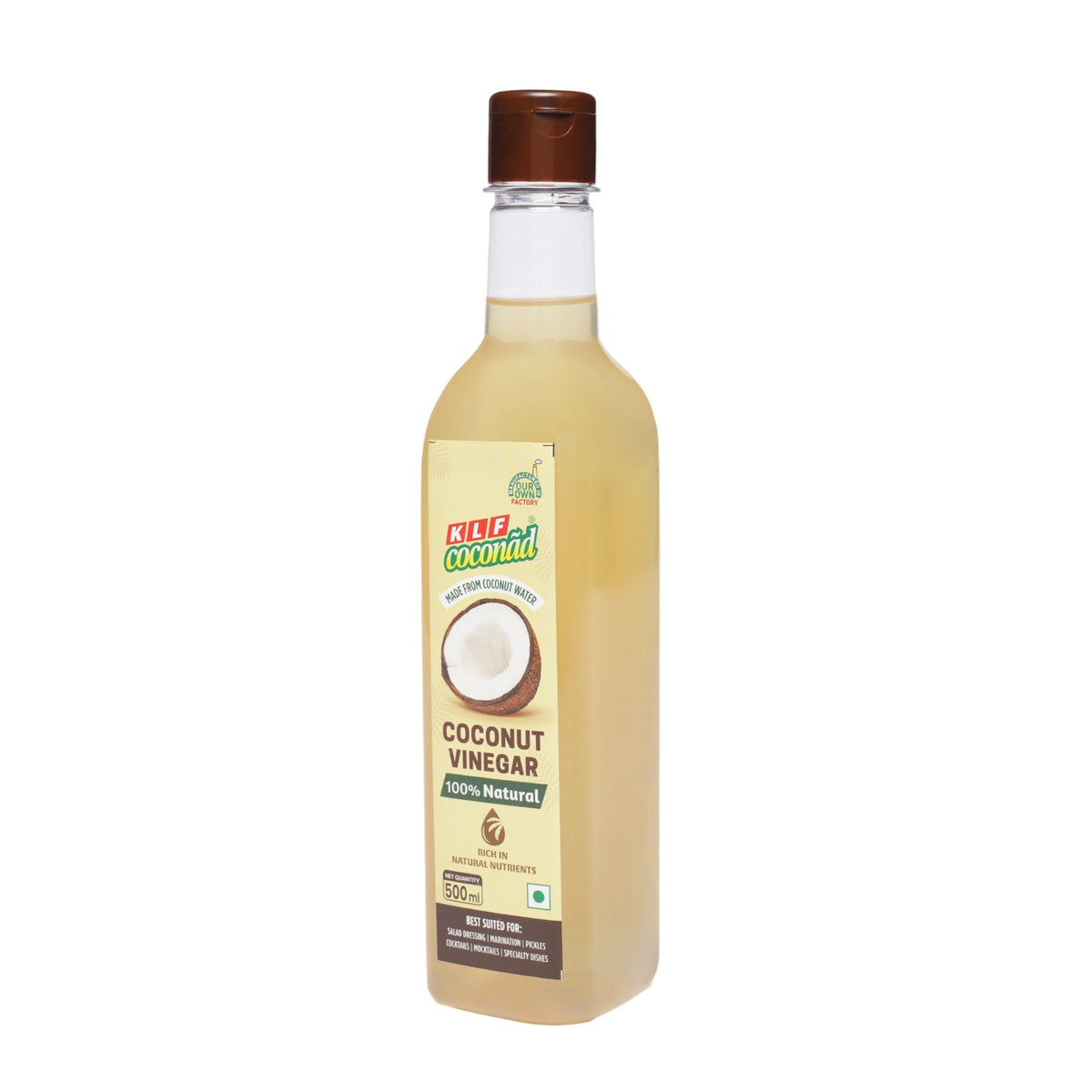 KLF Coconad Coconut Vinegar — side of the product pack